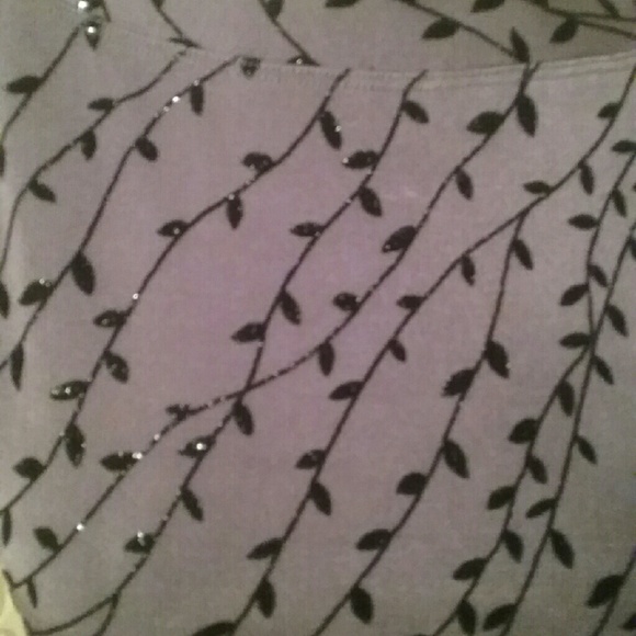 Eve Adams size Medium Grey and Black Dress - Picture 2 of 2